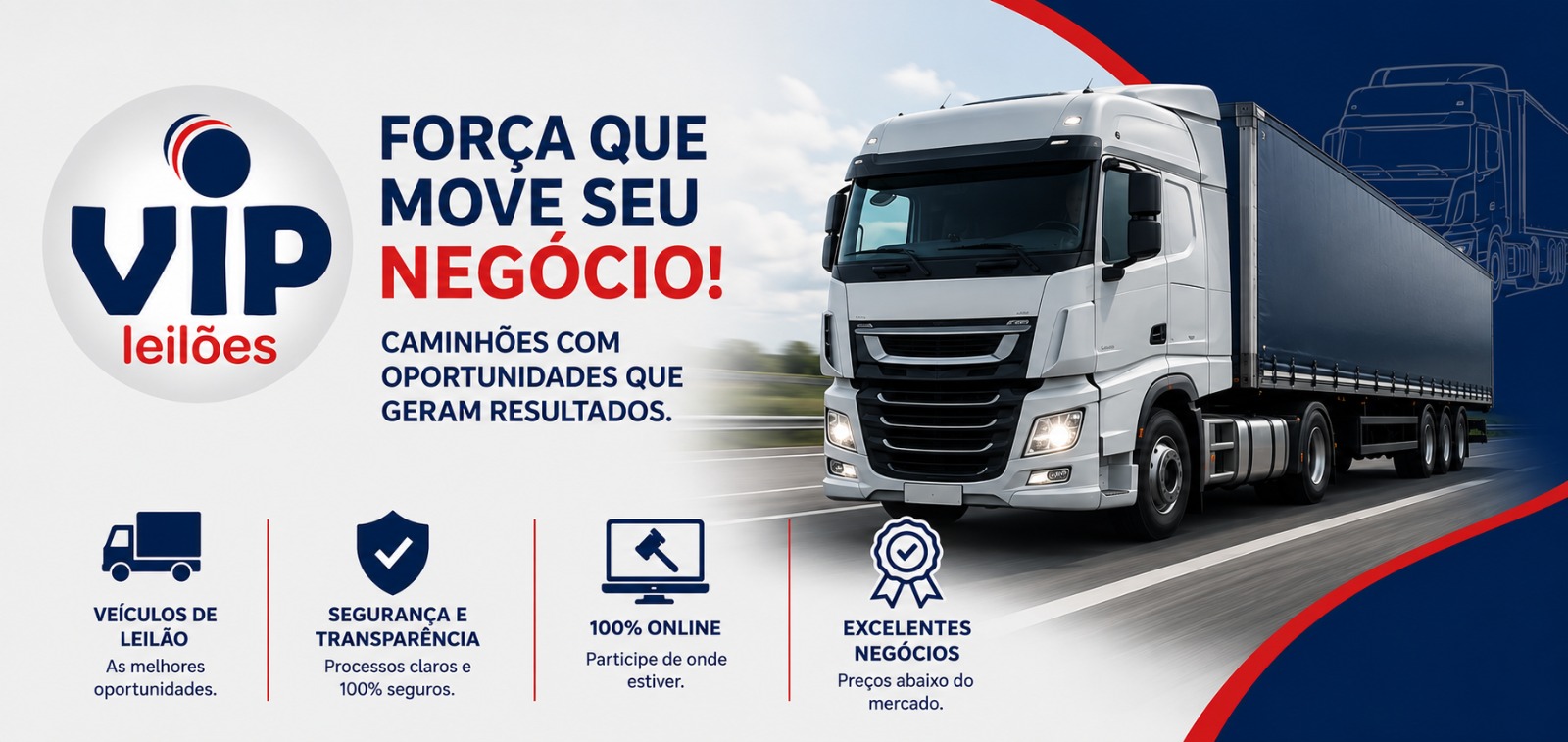 Leilão de Caminhões - Sexta-Feira - 28/08/2026